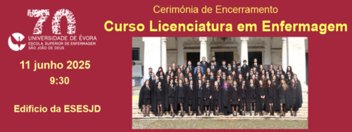 Cerimónia de Encerramento - Curso de Licenciatura em Enfermagem