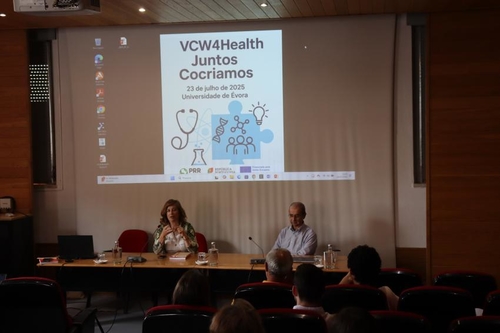 Ilustração Nova plataforma VCW4Health apresentada na Universidade de Évora