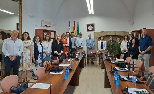 Ilustração Rectoral teams from the University of Évora and Extremadura met in Cáceres