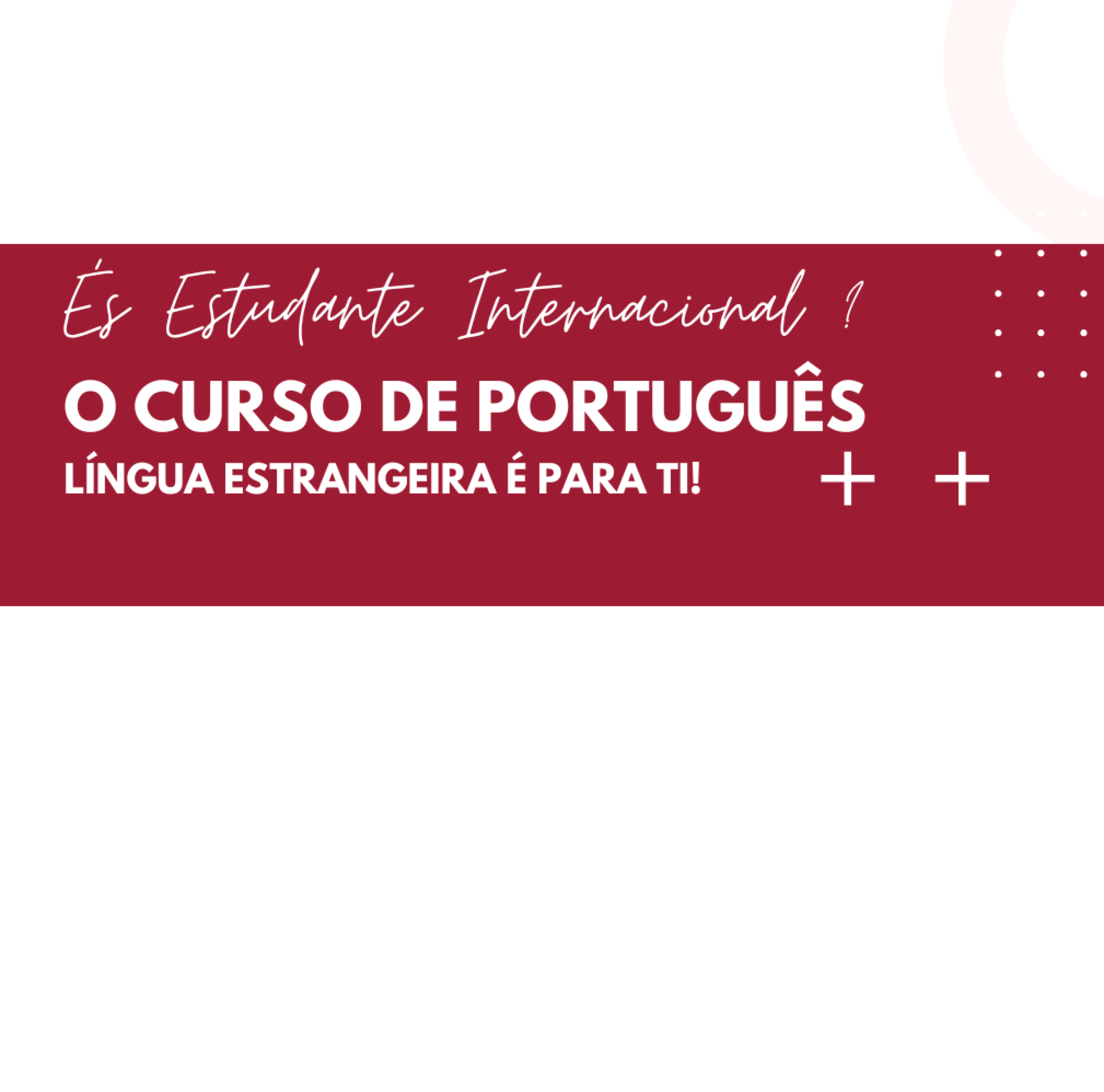 Banner Curso de portugues