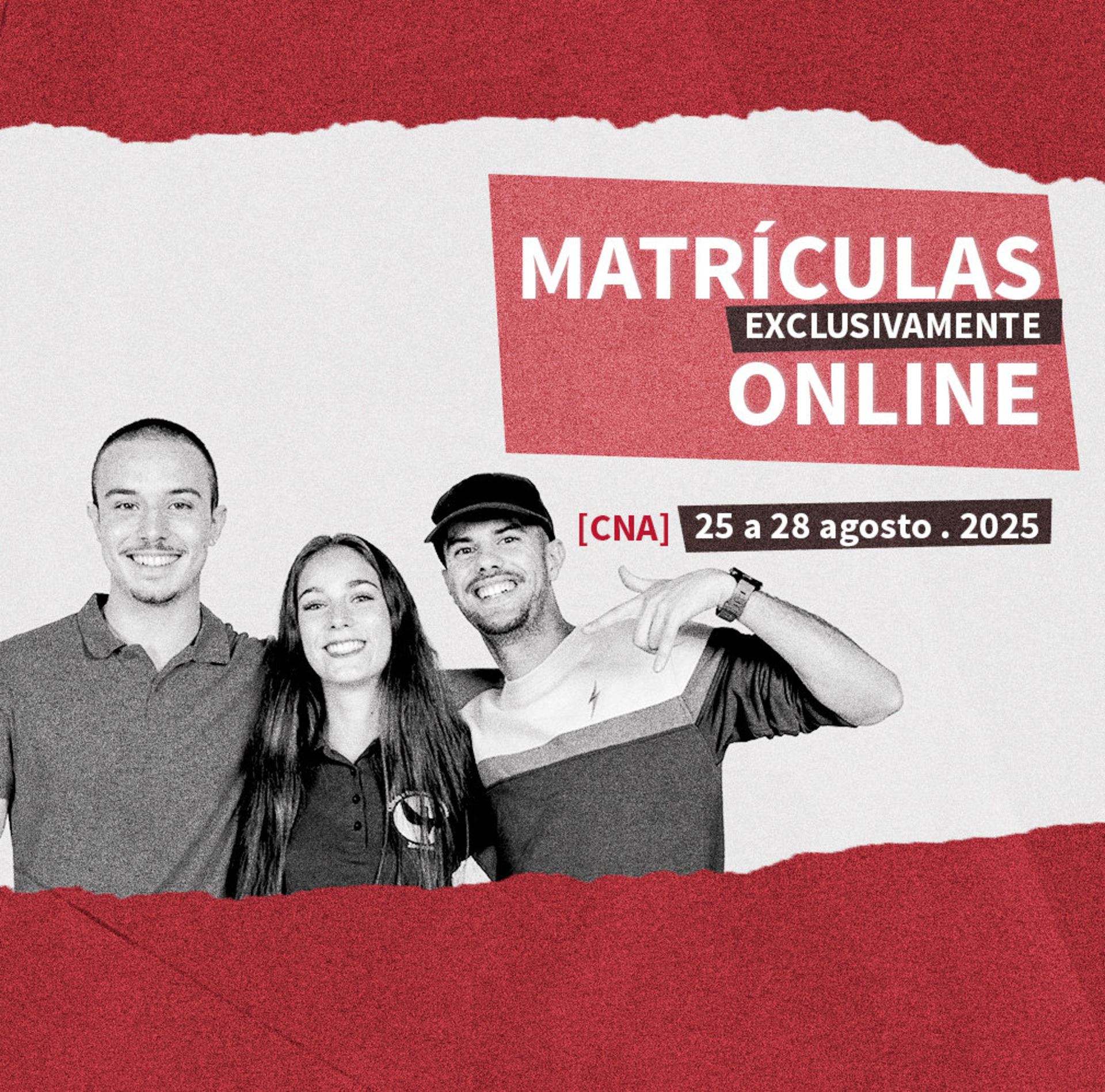 Banner Matrículas CNA 2025/2026