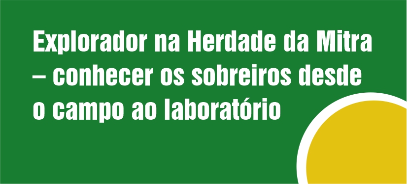 Explorar na Herdade da Mitra - conhecer os sobreiros desde o campo ao laboratório